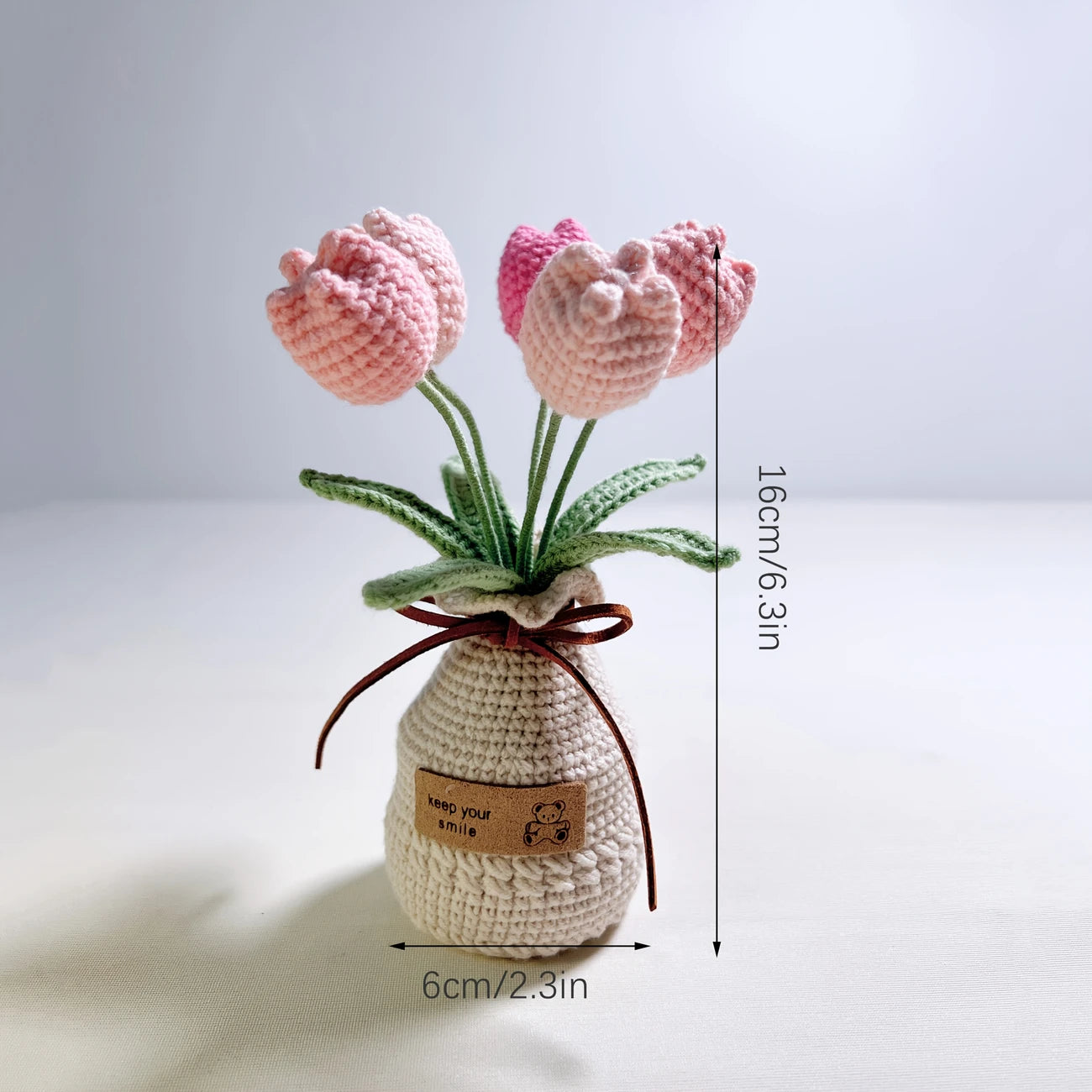Handcrafted Crochet Tulips