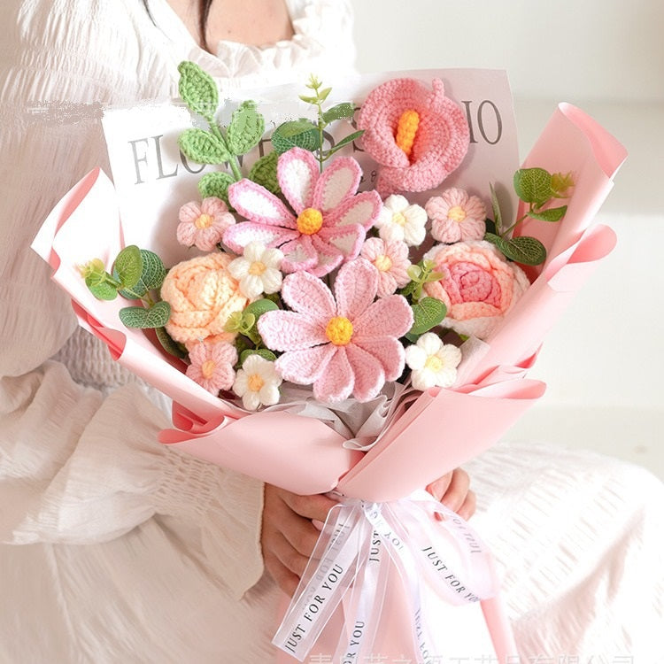 Handmade Crochet Flowers Bouquet