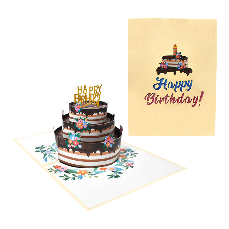 Pop Up Birthday Cake Card