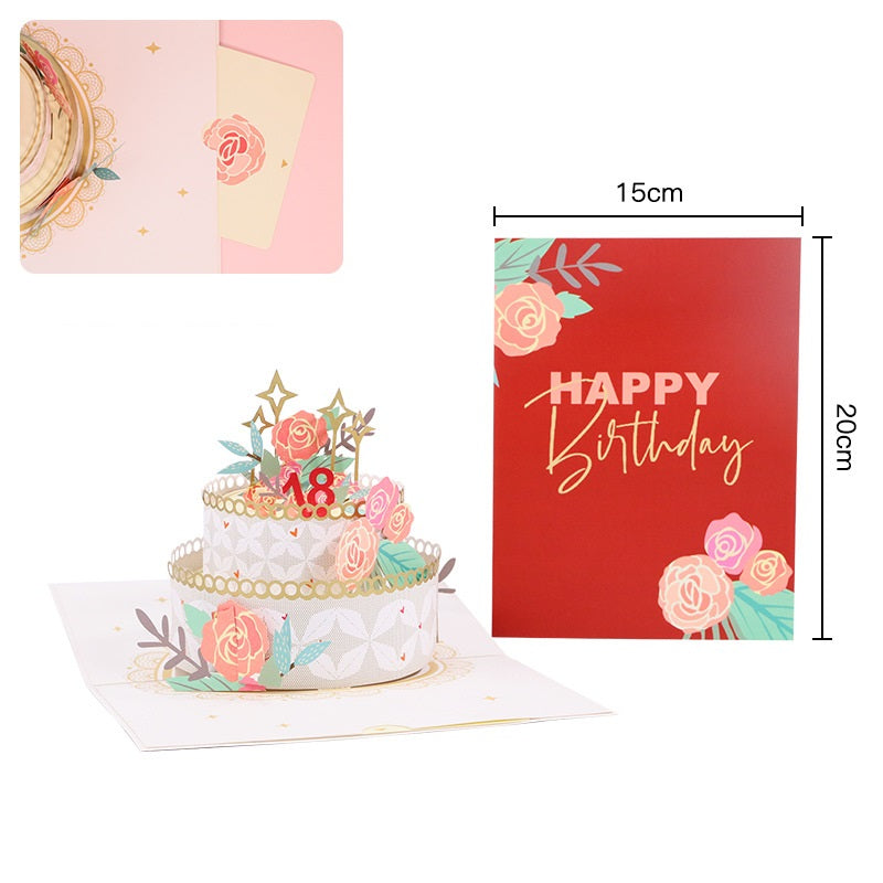 Popup Birthday Cake Cards