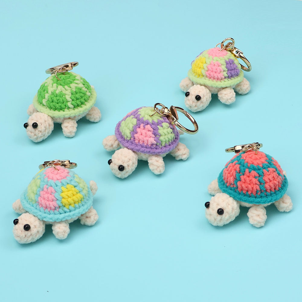 Handmade Keychain- Colorful Turtles Baby