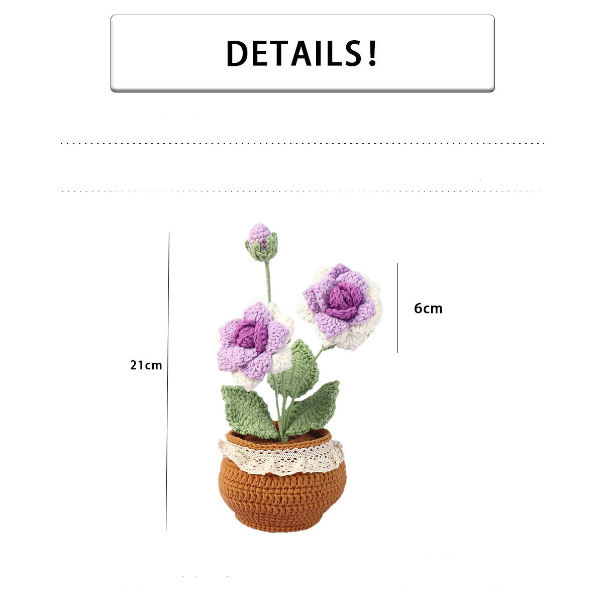 Handcrafted Crochet Roses
