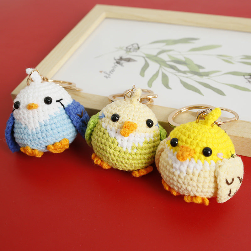 Handmade Crochet Keyring- Birds