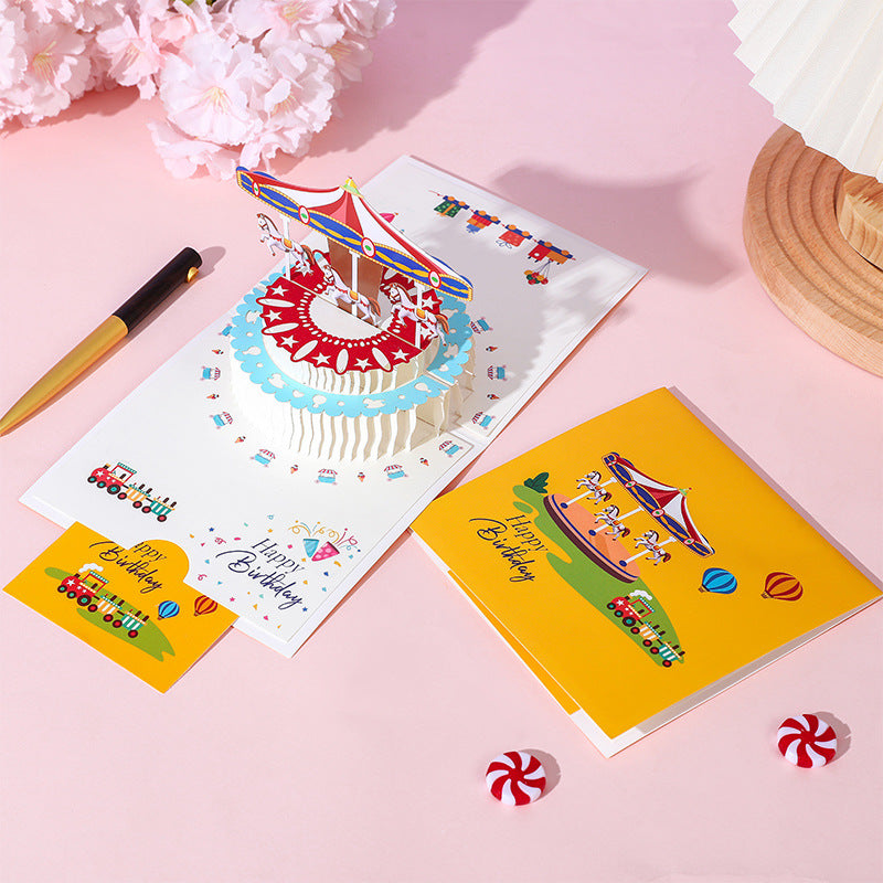Popup Birthday Cards - Carosuel
