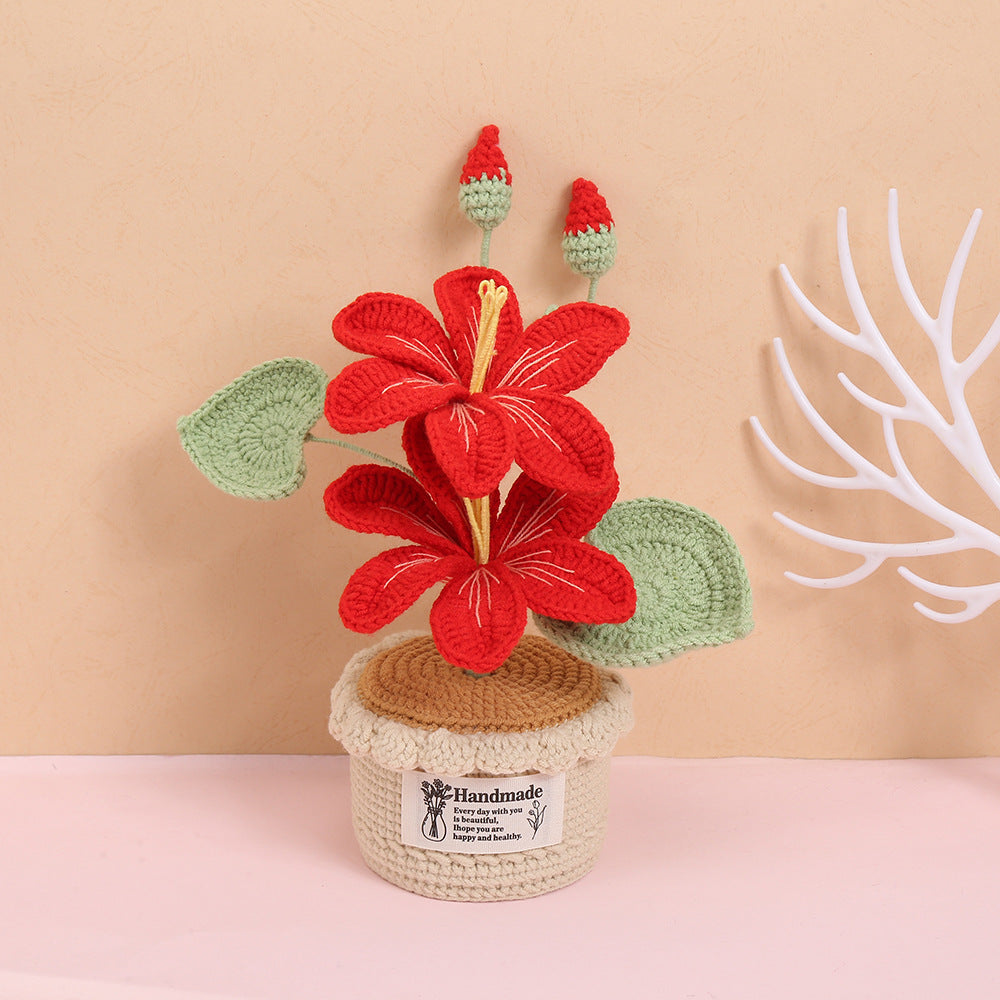 Handmade Crochet Tung Flower (Double flowers)