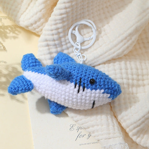 Handmade Crochet Keyring- Sharks