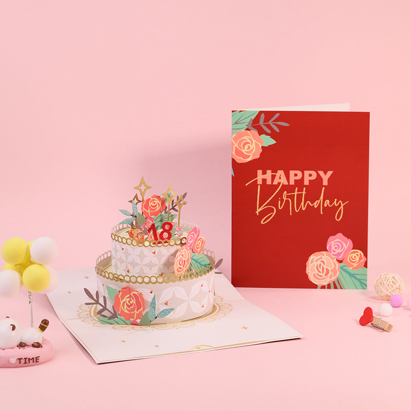 Pop Up Birthday Cake Cards