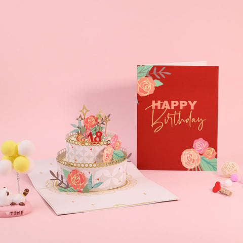 Pop Up Birthday Cake Cards