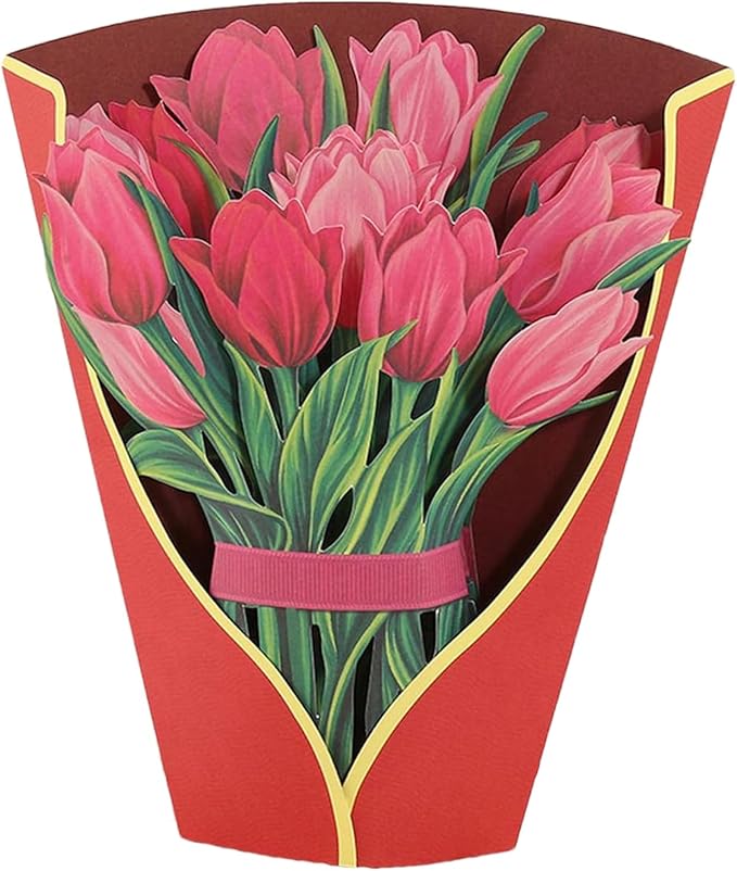 Popup Flowers Bouquet Paper Cards (2 PCS)