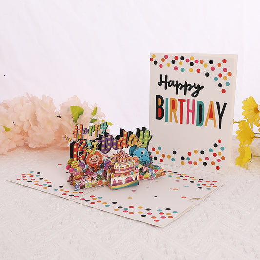 Popup Birthday Cards  (15cmx 20cm)