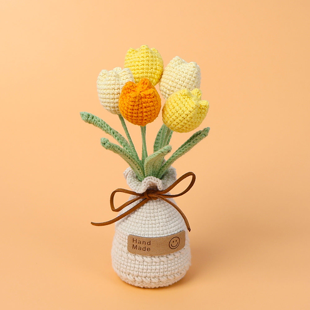 Handcrafted Crochet Tulips