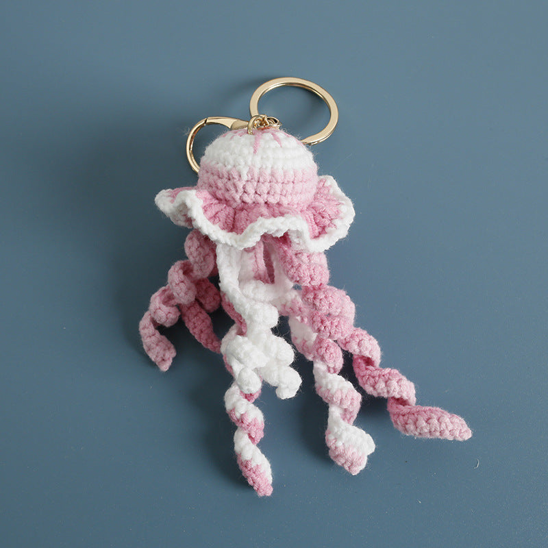 Handmade Crochet Keyring- Jellyfish