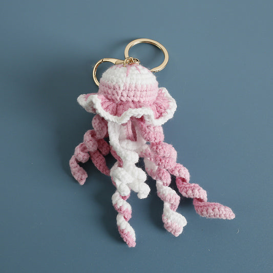 Handmade jellyfish keychain