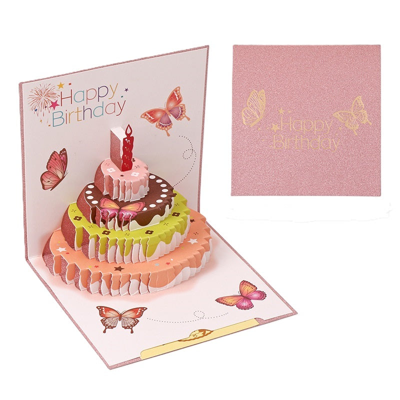 Popup Birthday Cards  (15cmx15cm)