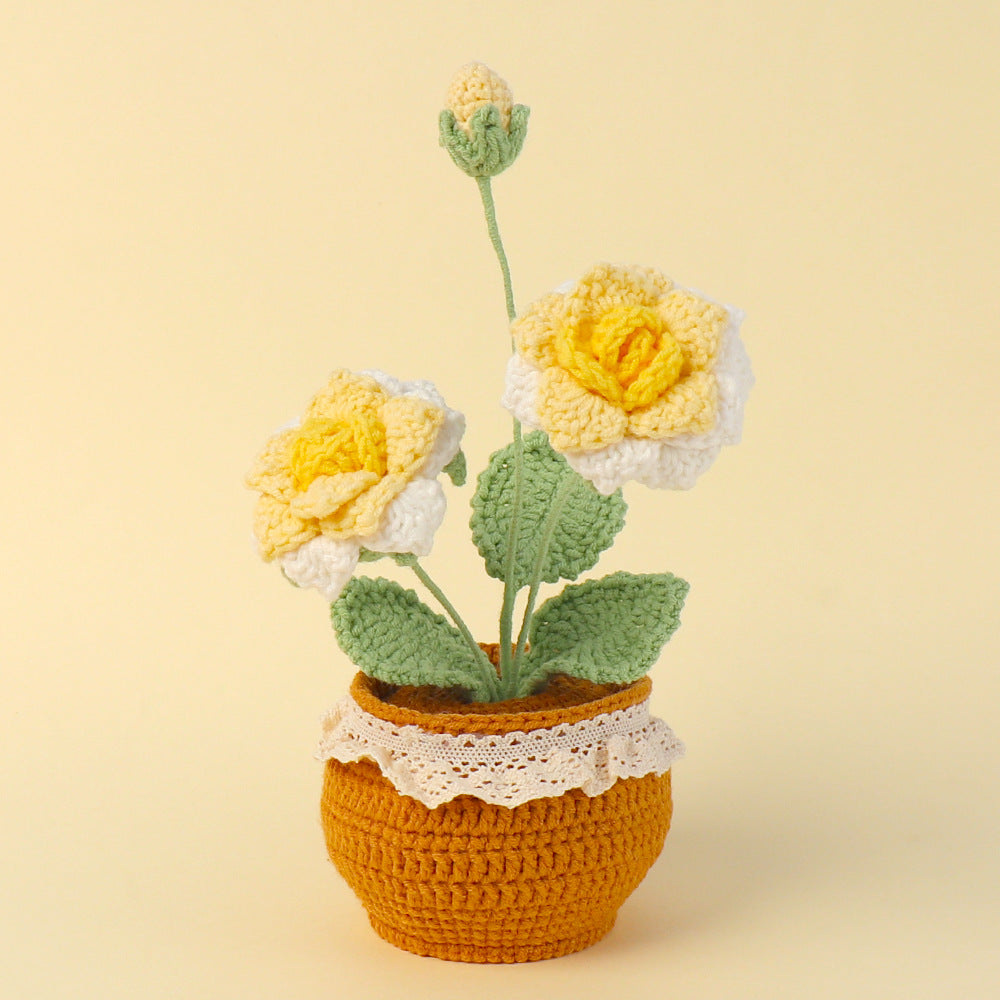 Handcrafted Crochet Roses
