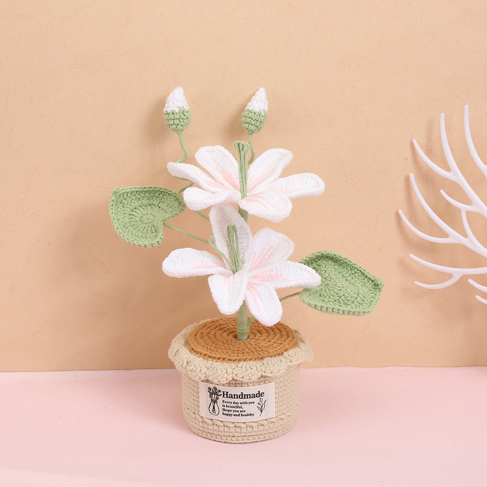Handmade Crochet Tung Flower  (Double flowers)