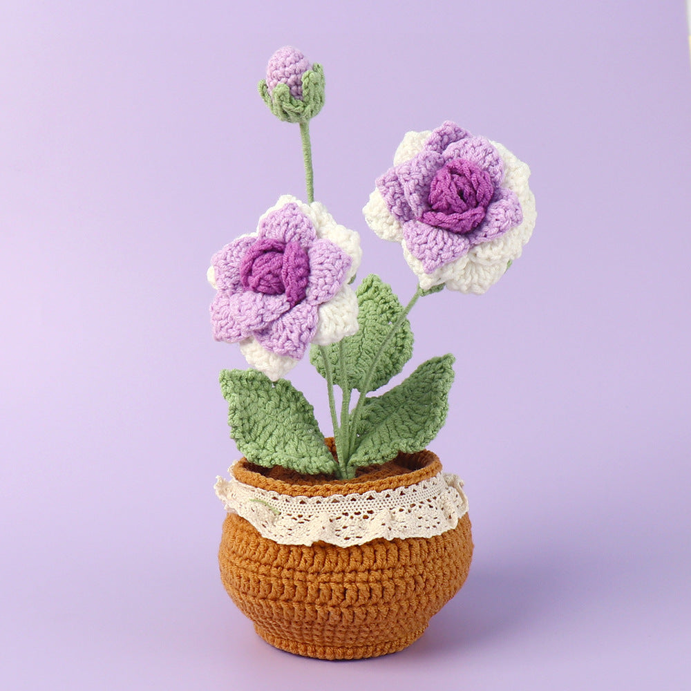 Handcrafted Crochet Roses