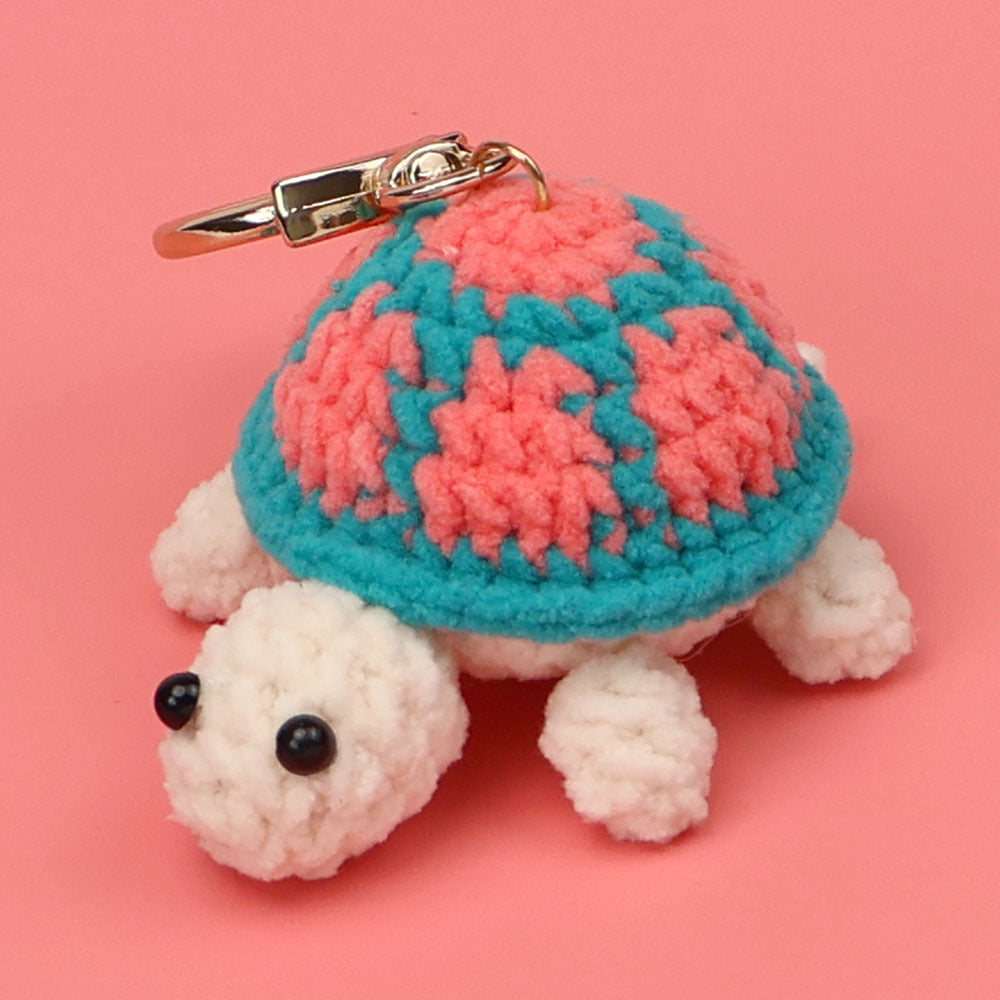 Handmade Keychain- Colorful Turtles Baby