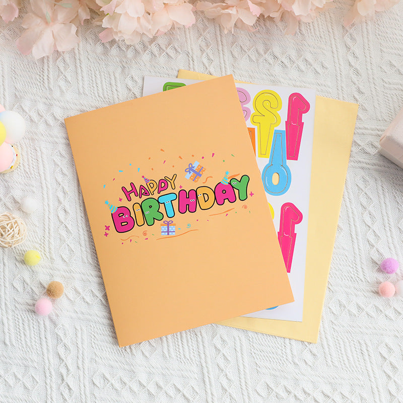 Popup Birthday Cards + DIY number