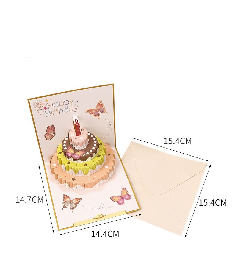 Popup Birthday Cards  (15cmx15cm)