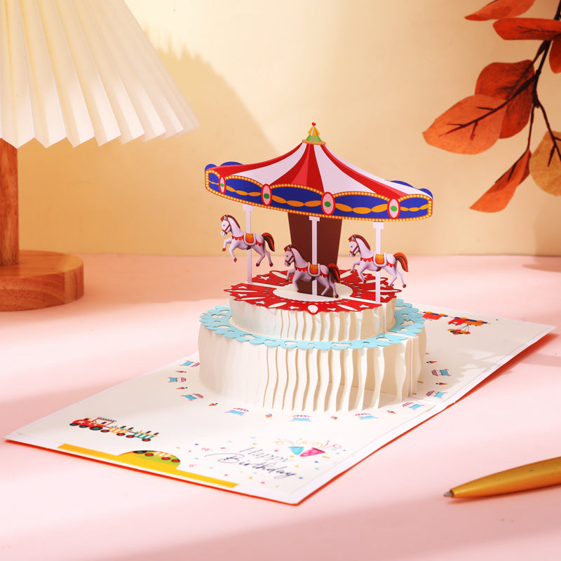 Popup Birthday Cards - Carosuel
