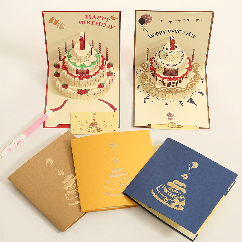 Popup Birthday Cards  (15cmx15cm)