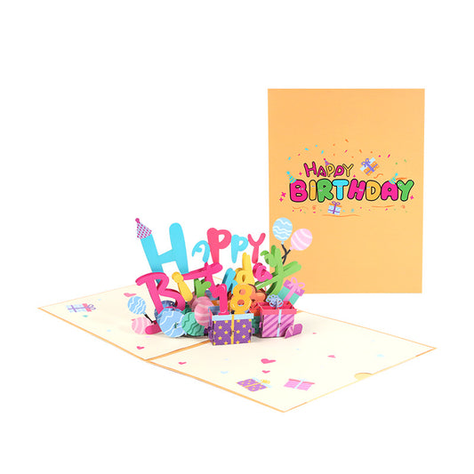 Popup Birthday Cards + DIY number