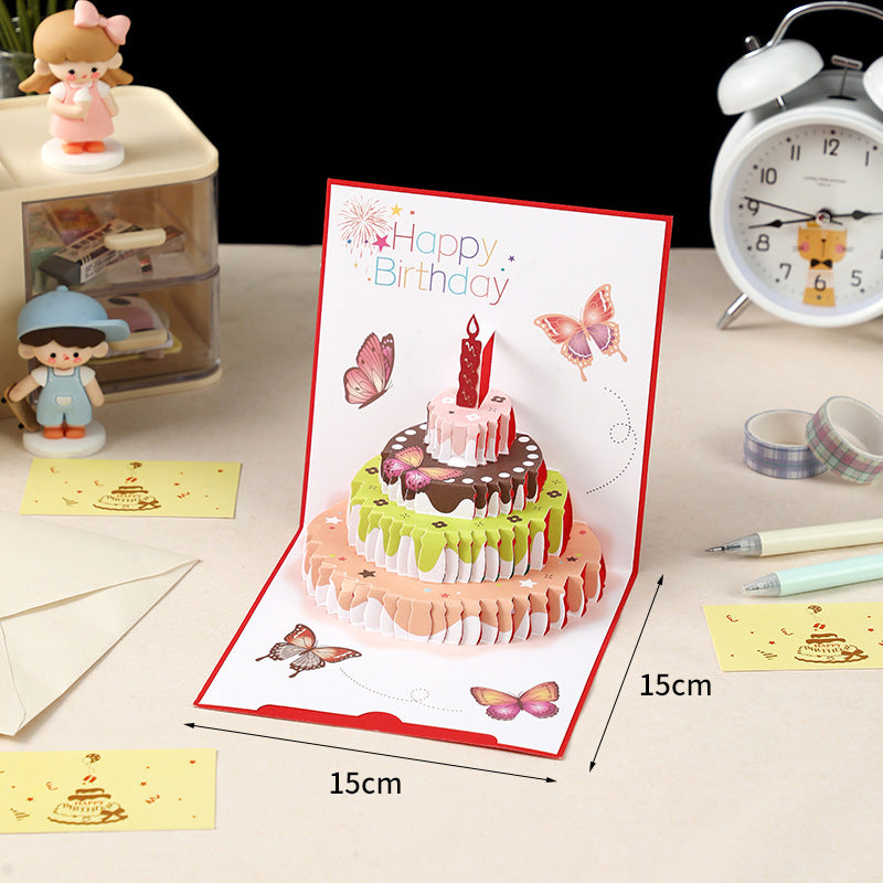 Popup Birthday Cards  (15cmx15cm)