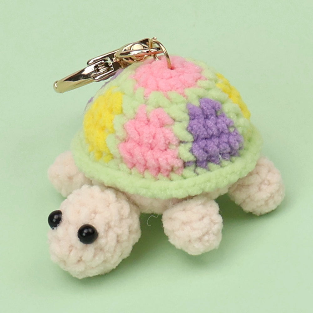 Handmade Keychain- Colorful Turtles Baby