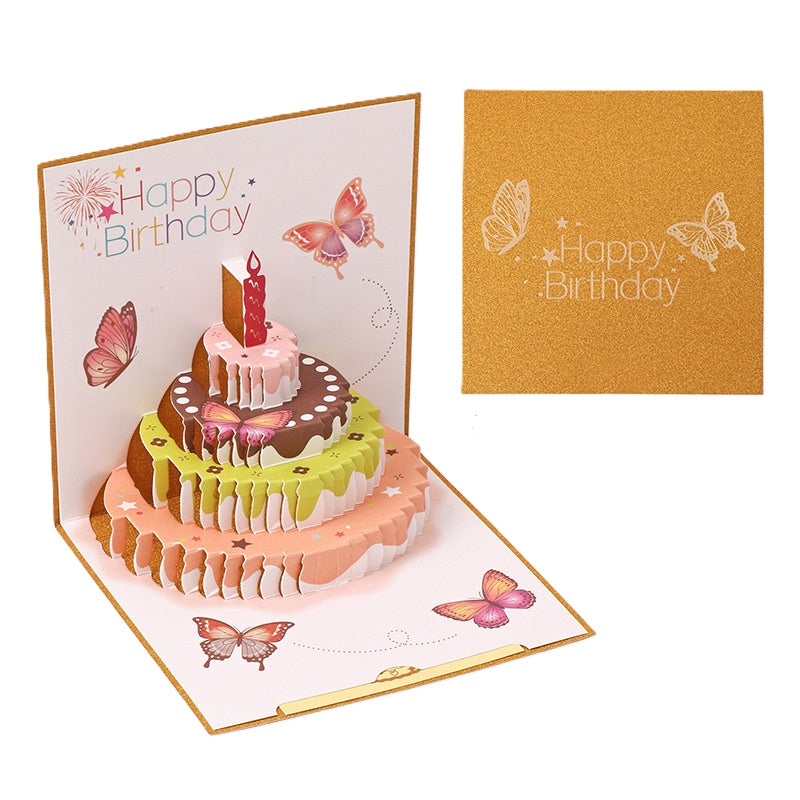Popup Birthday Cards  (15cmx15cm)