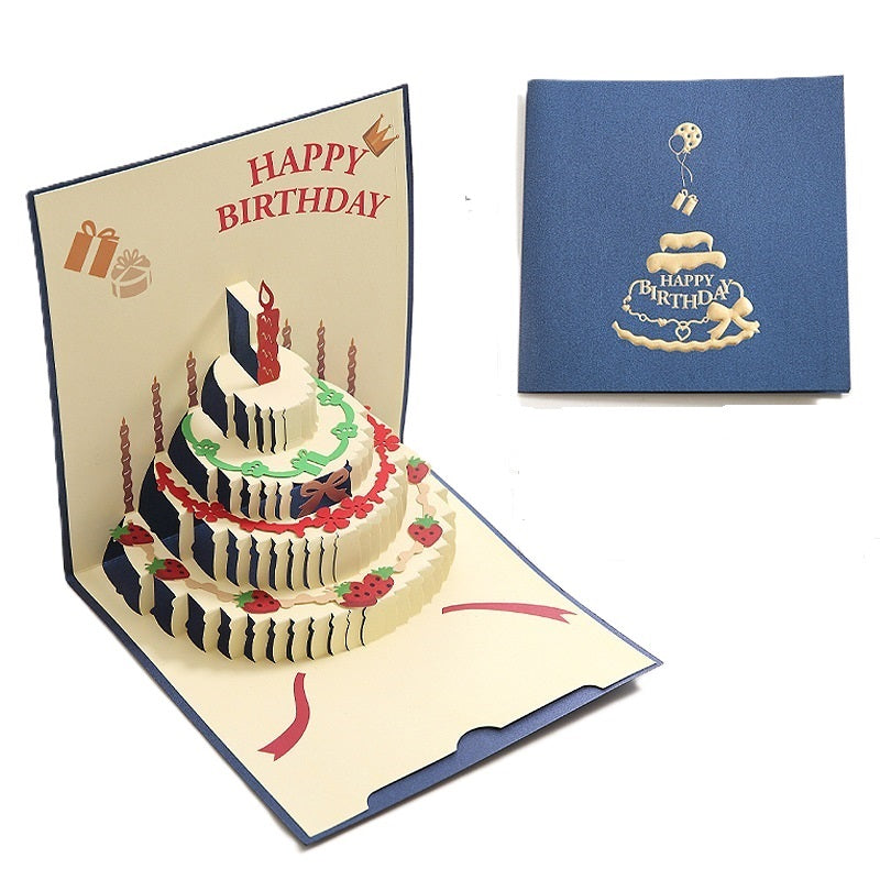 Popup Birthday Cards  (15cmx15cm)
