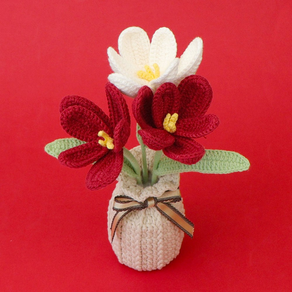 Handmade Crochet Flowers - Tulip (Blossom)