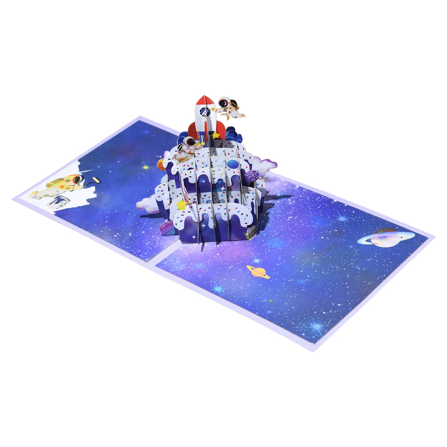 Popup Birthday Cards - Rockets & Astronaut