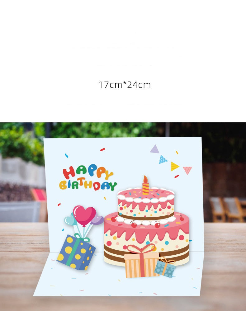 Popup Birthday Cards- 17cm x 12cm