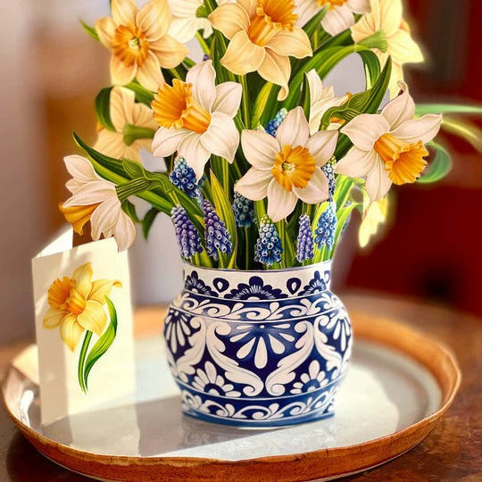 Popup Flowers Bouquet Paper Cards (2 PCS)