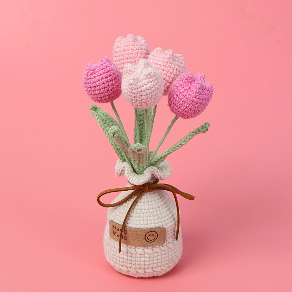 Handcrafted Crochet Tulips
