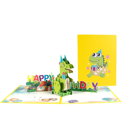 Popup Birthday Cards  - Dinosaur