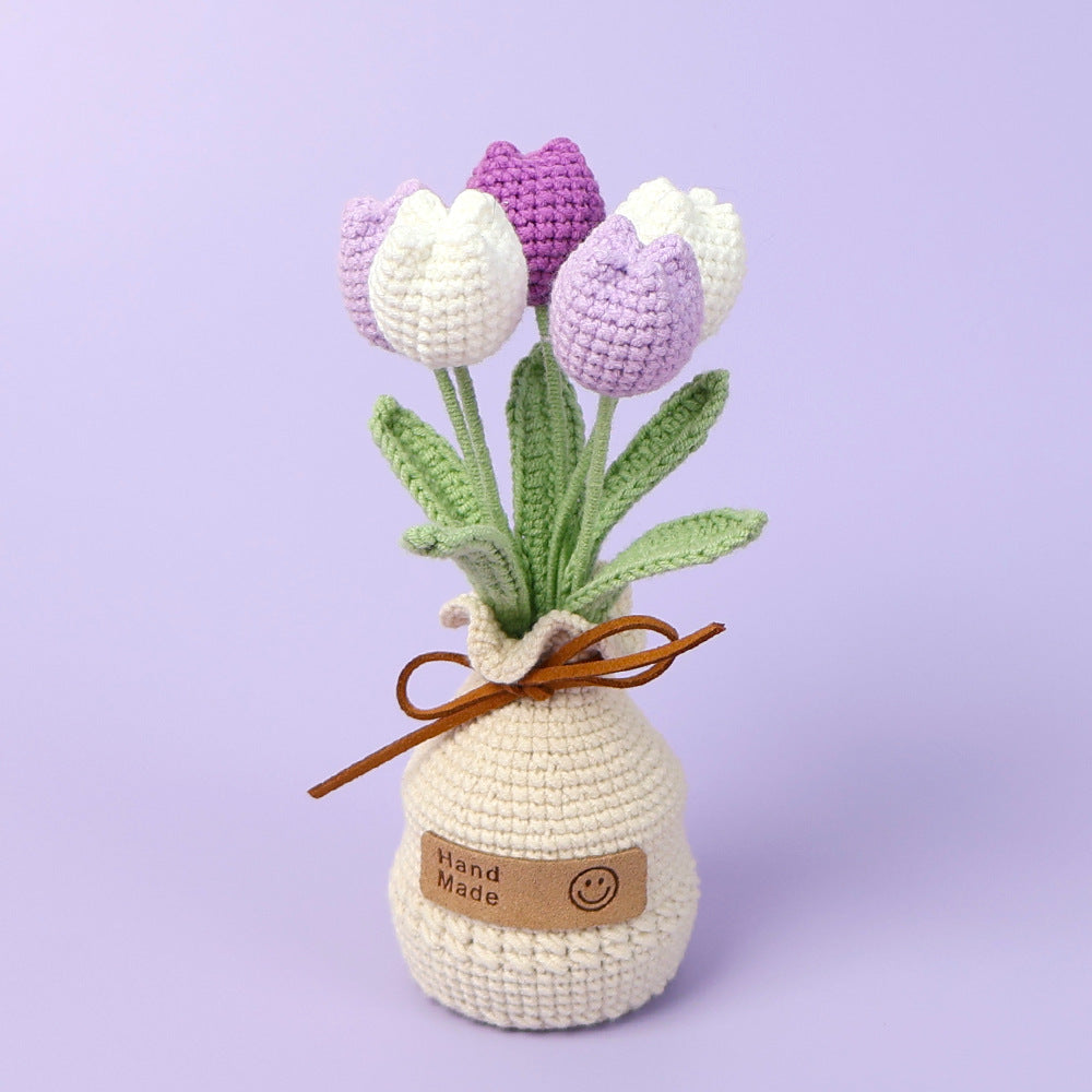 Handcrafted Crochet Tulips