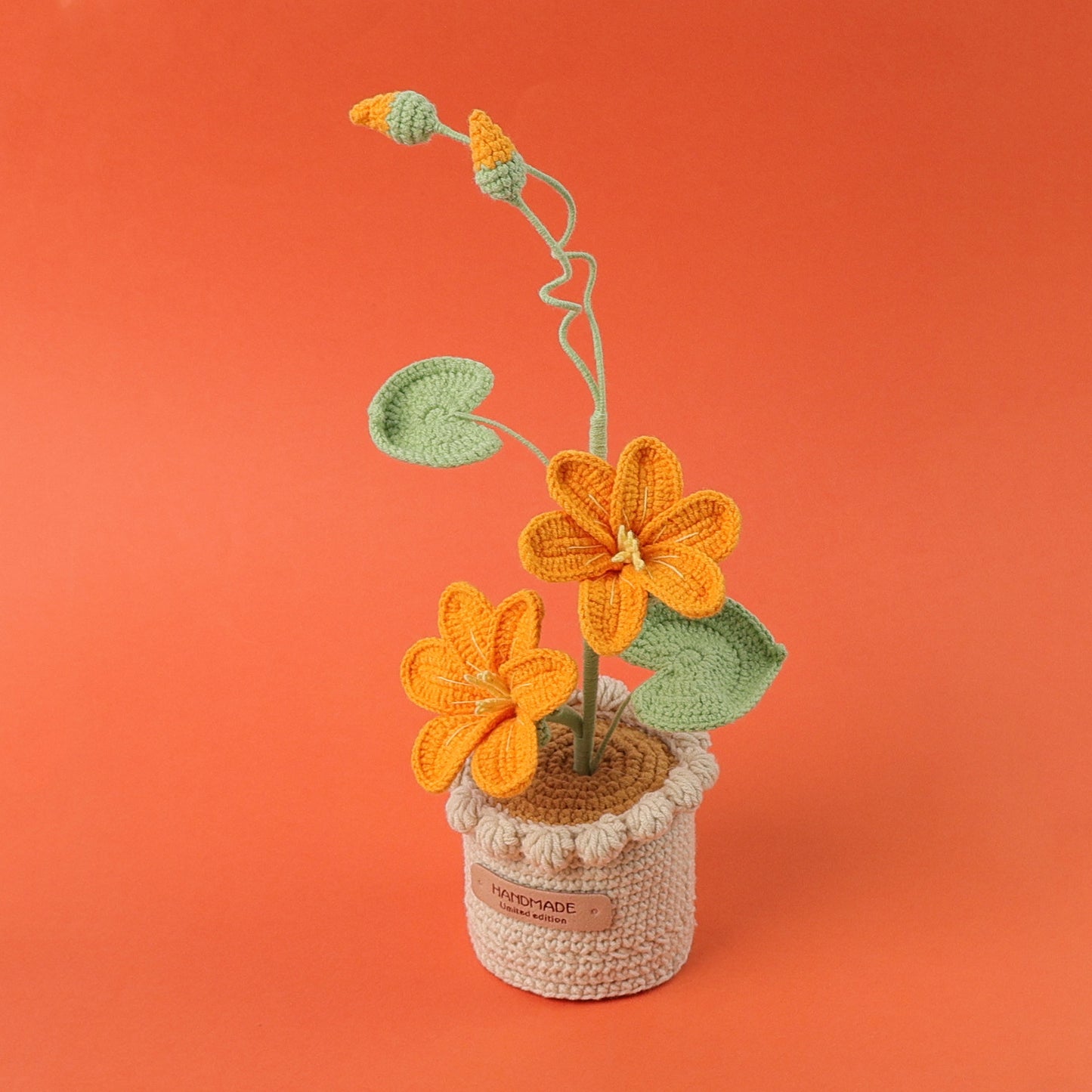 Handcrafted Crochet Tung Flower  (Double flowers)