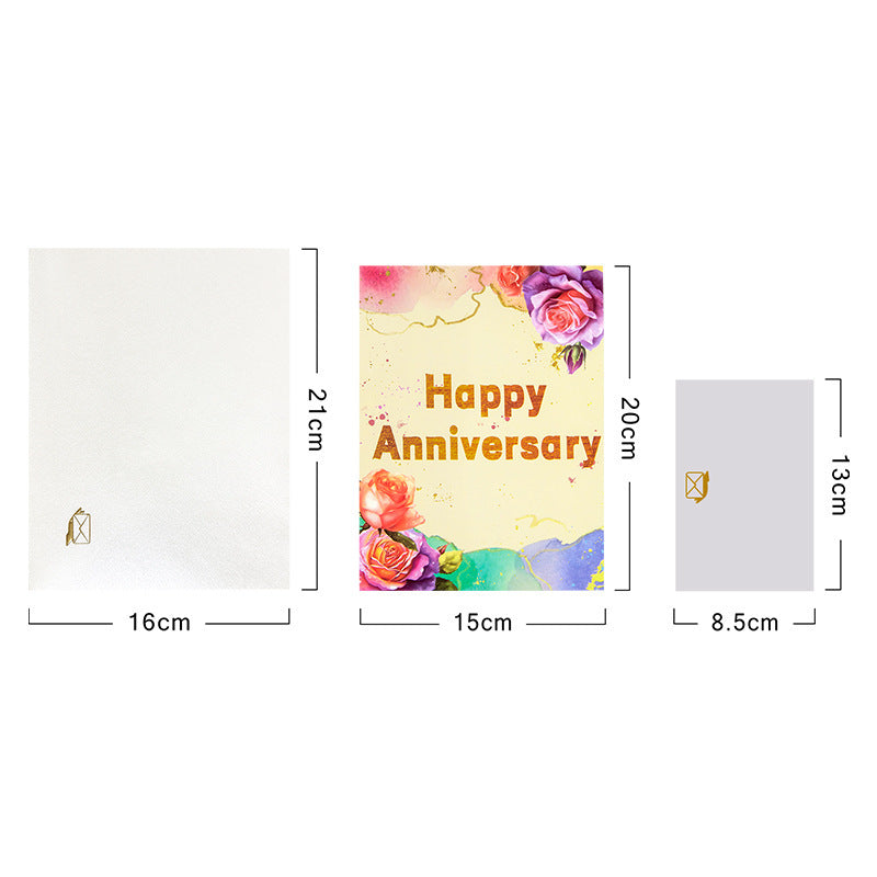 3D Popup Birthday Cards  15cm(5.9inch)x 20cm(7.8 inch)