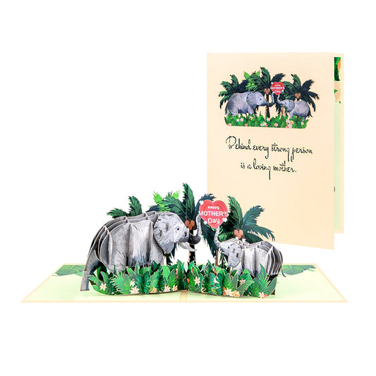 Happy Mohter's Day - Elephants