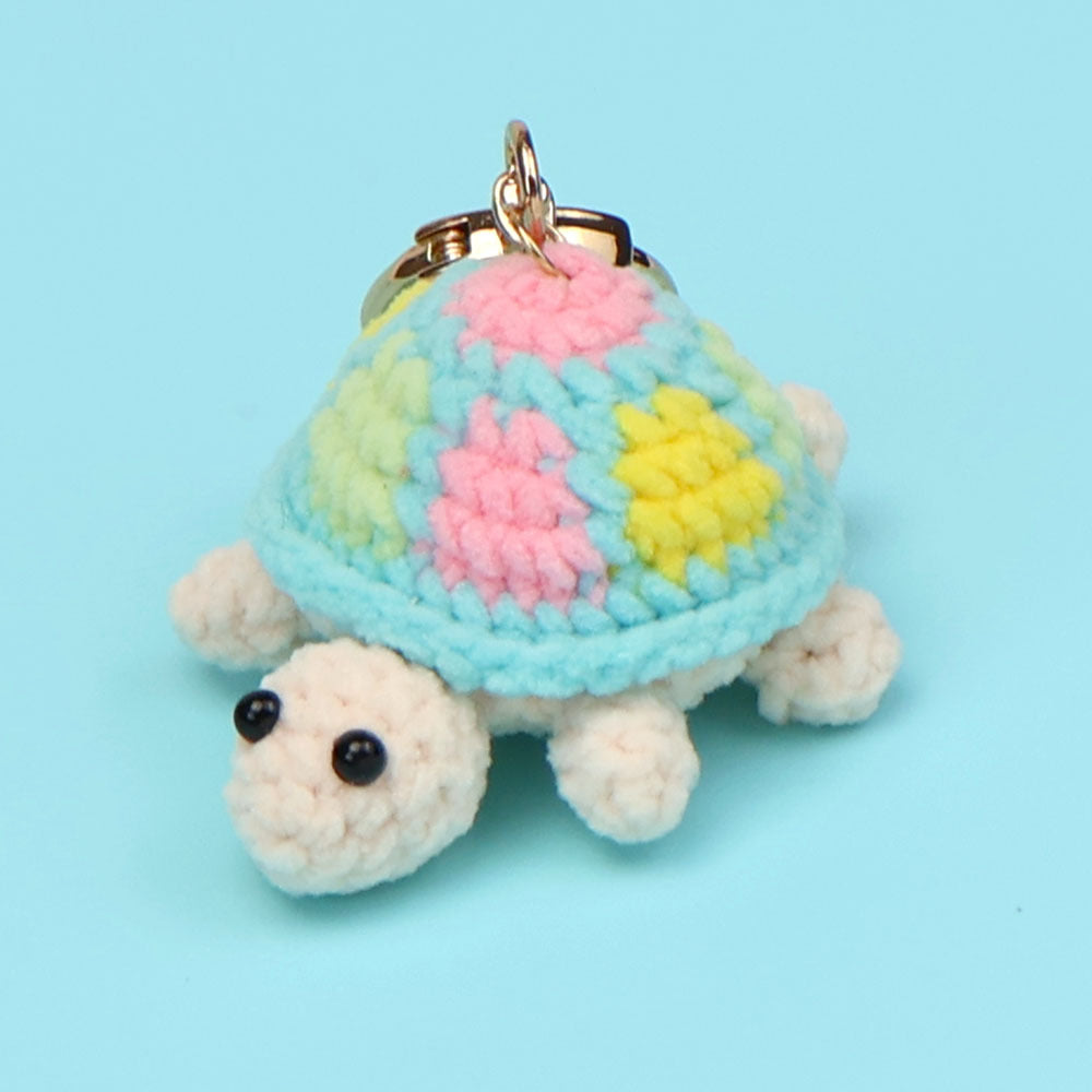 Handmade Keychain- Colorful Turtles Baby