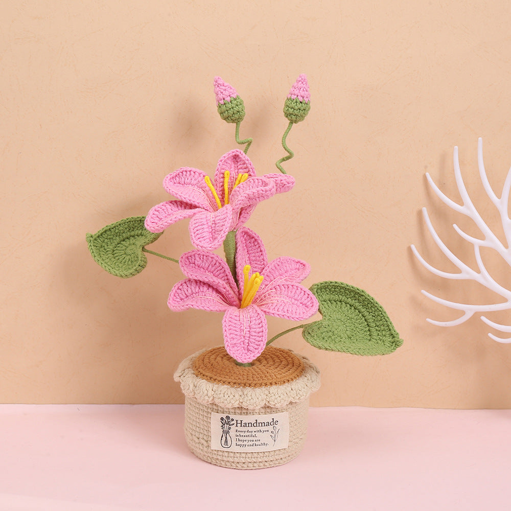 Handmade Crochet Tung Flower  (Double flowers)