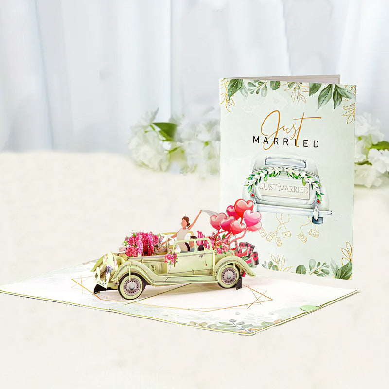 Popup Cards -Just Married