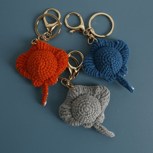 Handmade Crochet Keyring- Stingray