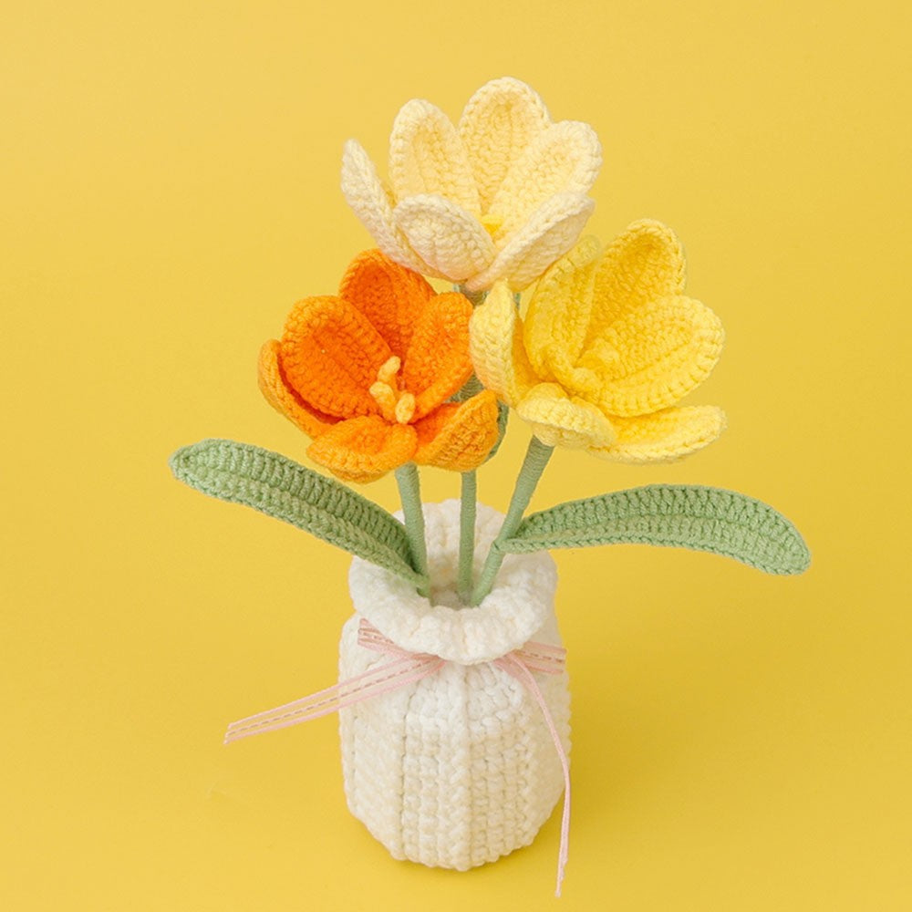 Handmade Crochet Flowers - Tulip (Blossom)