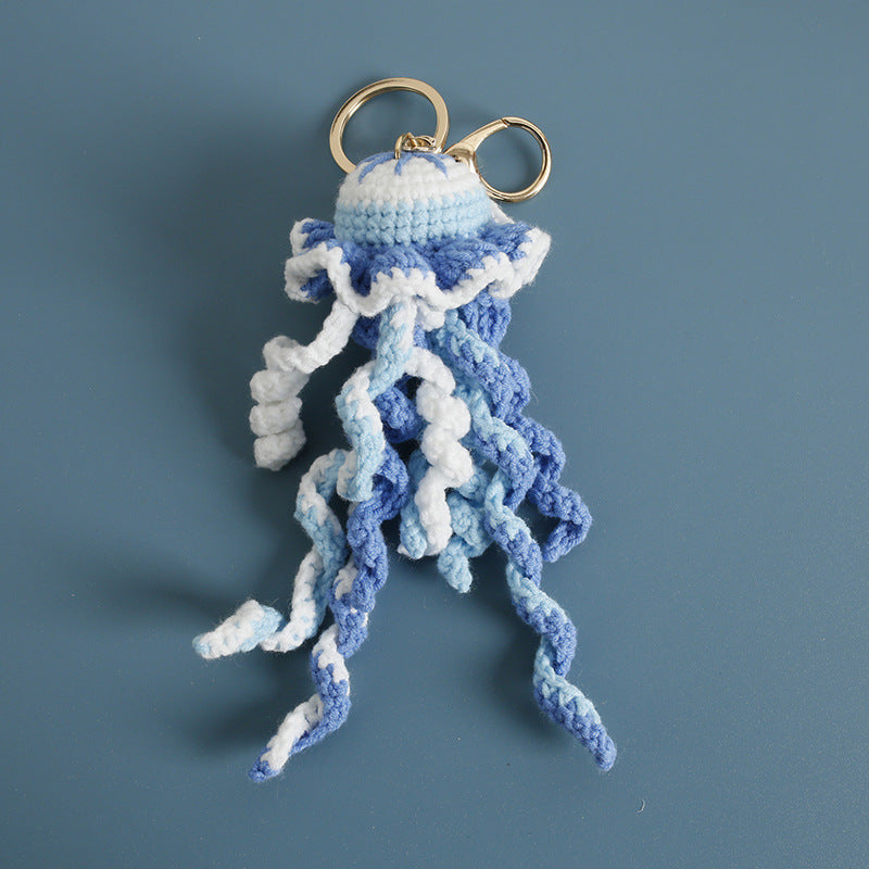 Handmade Crochet Keyring- Jellyfish