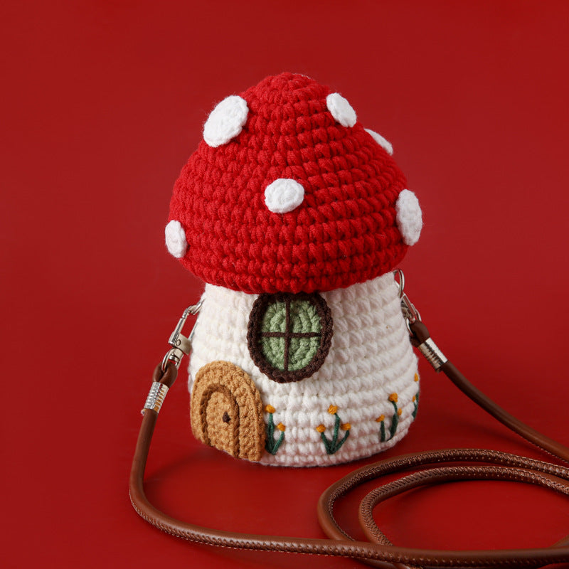Handmade Crochet Bags - Mushrooms