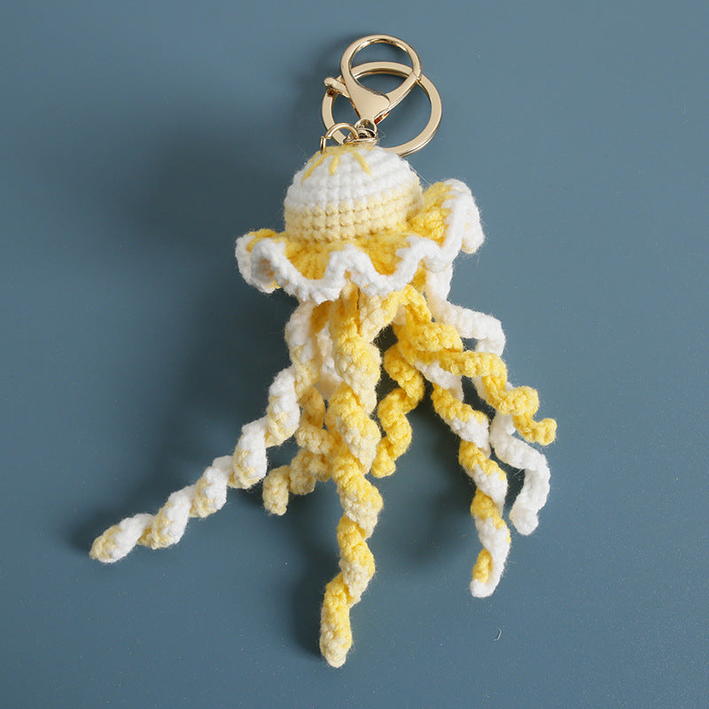 Handmade Crochet Keyring- Jellyfish