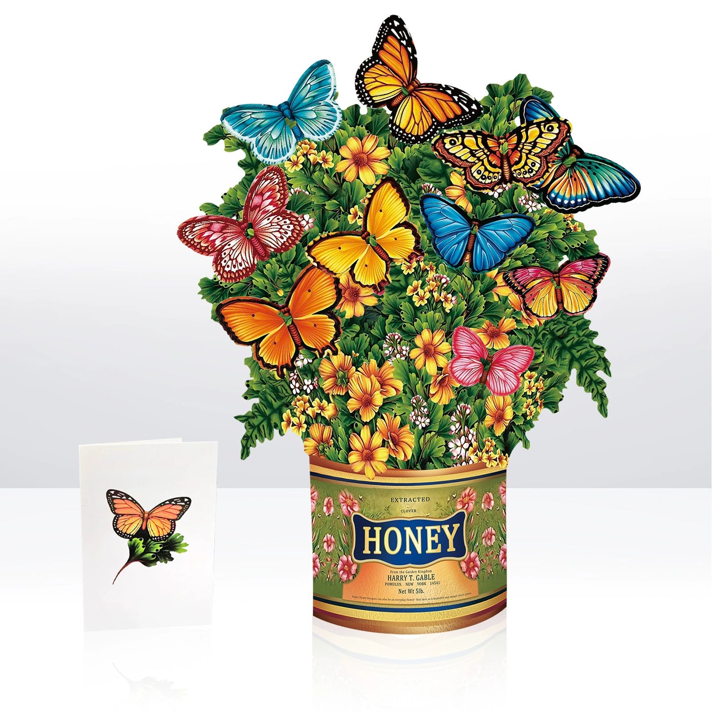 Popup Flowers Bouquet Paper Cards (2 PCS)